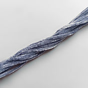 Материалы для творчества handmade. Livemaster - original item Chenille Spain, color gray, 3 mm.,1 meter. Handmade.