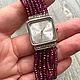 Order Silver watch with garnets. Beauty-things (Beauty-things). Livemaster. . Vintage watches Фото №3