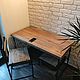 Стол письменный из дерева. Столы. WOOD LOFT (woodloftmsk). Ярмарка Мастеров.  Фото №5