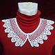 Order Lace collar No. №18. Lace knitting workshop. Lidiya.. Livemaster. . Collars Фото №3