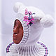Заказать Шапка-шлем из журнала Дропс. GretaliKnitwear.. Ярмарка Мастеров. . Шапки Фото №3