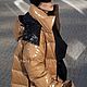 Пуховик из тканей MONCLER (цвет ржаво бежевый), Пуховики, Ижевск,  Фото №1
