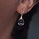 Gold drop earrings from the Czech Republic. Stud earrings. MarkaMarina.jewelry. Online shopping on My Livemaster.  Фото №2