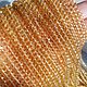 Рондели 4 мм оттенок Цитрин (светло янтарные). Бусины. SilverBranch_Shop. Ярмарка Мастеров.  Фото №5