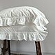 Постельное  "washed cotton" из вареного хлопка.Беклоснежное. Комплекты постельного белья. Постельное. Felicia Home. Качество + Эстетика. Интернет-магазин Ярмарка Мастеров.  Фото №2