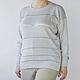 Cotton jumper with openwork shackle. Jumpers. stylish things. Online shopping on My Livemaster.  Фото №2