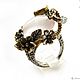 Заказать Розовый кварц. "Искушение" кольцо с розовым кварцем. DESIGNER JEWELRY 'JANNA'. Ярмарка Мастеров. . Кольца Фото №3