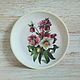 'Hellebore'. Plate decorative, country, vintage. Children\'s tableware. botanica-m. Online shopping on My Livemaster.  Фото №2