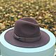 Шляпа Федора. Шляпы. Lagutina Millinery. Интернет-магазин Ярмарка Мастеров.  Фото №2