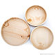 Обеденный набор деревянных тарелок из кедра 3 шт. TN37. Тарелки. ART OF SIBERIA. Ярмарка Мастеров.  Фото №4