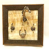 Картины и панно handmade. Livemaster - original item Housekeeper jumping horse hooks. Handmade.