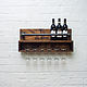 Winery made of solid pine ' WineSet'. Stand for bottles and glasses. uloft. Online shopping on My Livemaster.  Фото №2