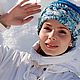Валяная шапка "Бирюзовый микс". Шапки. Елена Черкасова «Renenet». Интернет-магазин Ярмарка Мастеров.  Фото №2