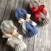 Аксессуары handmade. Livemaster - original item Knitted mitten assorted colors 