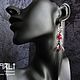  Серьги Мушки. Серьги классические. Маргарита Туркина Украшения (marlijewelry). Интернет-магазин Ярмарка Мастеров.  Фото №2