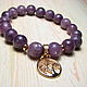 Bracelet with lepidolite ' Tree of life'. Bead bracelet. Beautiful gifts for the good people (Alura-lights). My Livemaster. Фото №4