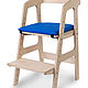 Мягкая подушка для растущего стула ALPIKA-BRAND Egoza, синяя. Мебель для детской. Alpika-brand. Интернет-магазин Ярмарка Мастеров.  Фото №2