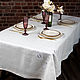 Large size milk tablecloth 350/140 linen 8 cubants. Tablecloths. flax&lace. Online shopping on My Livemaster.  Фото №2