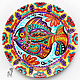 "Мексиканская рыбка" декоративная тарелка, Тарелки, Краснодар,  Фото №1