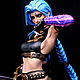 Фигурка Джинкс Jinx Arcane league of legends аркейн. Статуэтка. Антонина (happyfingers). Интернет-магазин Ярмарка Мастеров.  Фото №2