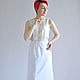 The skirt is white cotton with embroidery. Skirts. Skirt Priority (yubkizakaz). My Livemaster. Фото №4