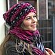 A voluminous scarf, hand knit, Scarves, Moscow,  Фото №1