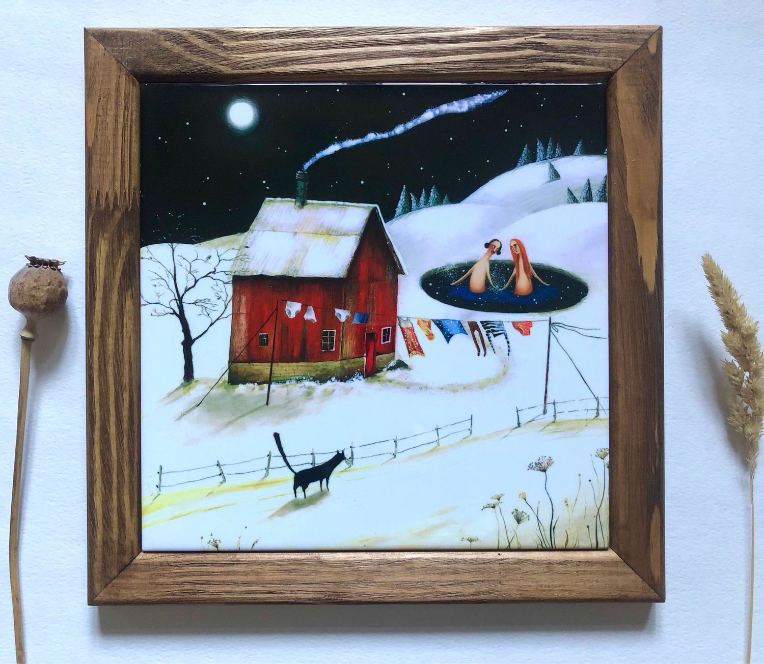 Плавунцы. Авторская печать на керамической плитке купить в интернет ...