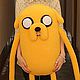 Большая мягкая игрушка Джейк (Jake) Время приключений (Adventure Time). Мягкие игрушки. Paco Alpaca. Интернет-магазин Ярмарка Мастеров.  Фото №2