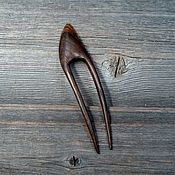 Украшения handmade. Livemaster - original item hairpin for hair from bog oak. Handmade.