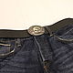 Leather belt with Harley Davidson buckle. Straps. buffalo-goods. Online shopping on My Livemaster.  Фото №2