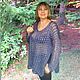 Graphite pullover, shiny. Pullover Sweaters. tauranga-16. My Livemaster. Фото №5
