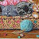 Заказать Котята. Юлия. Ярмарка Мастеров. . Картины Фото №3
