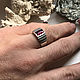 Men's ring with natural ruby 1,56 ct 925 silver, handmade. Rings. Bauroom - vedic jewelry & gemstones (bauroom). My Livemaster. Фото №4