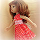 Summer dress for Paola Reina. Clothes for dolls. KatDan - doll Atelier. Online shopping on My Livemaster.  Фото №2