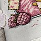 Order Picture embroidered with a cross Crimson bears. sweet-home11. Livemaster. . Pictures Фото №3