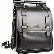 Сумки и аксессуары handmade. Livemaster - original item Leather backpack Celtic black. Handmade.