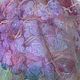 Tippet-gossamer felted wool and silk 'Lilac hydrangea'. Wraps. Irina Kilochek shelk&sherst. My Livemaster. Фото №6