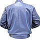 Order Men's jacket, made of genuine ostrich leather, in blue. SHOES&BAGS. Livemaster. . Mens outerwear Фото №3