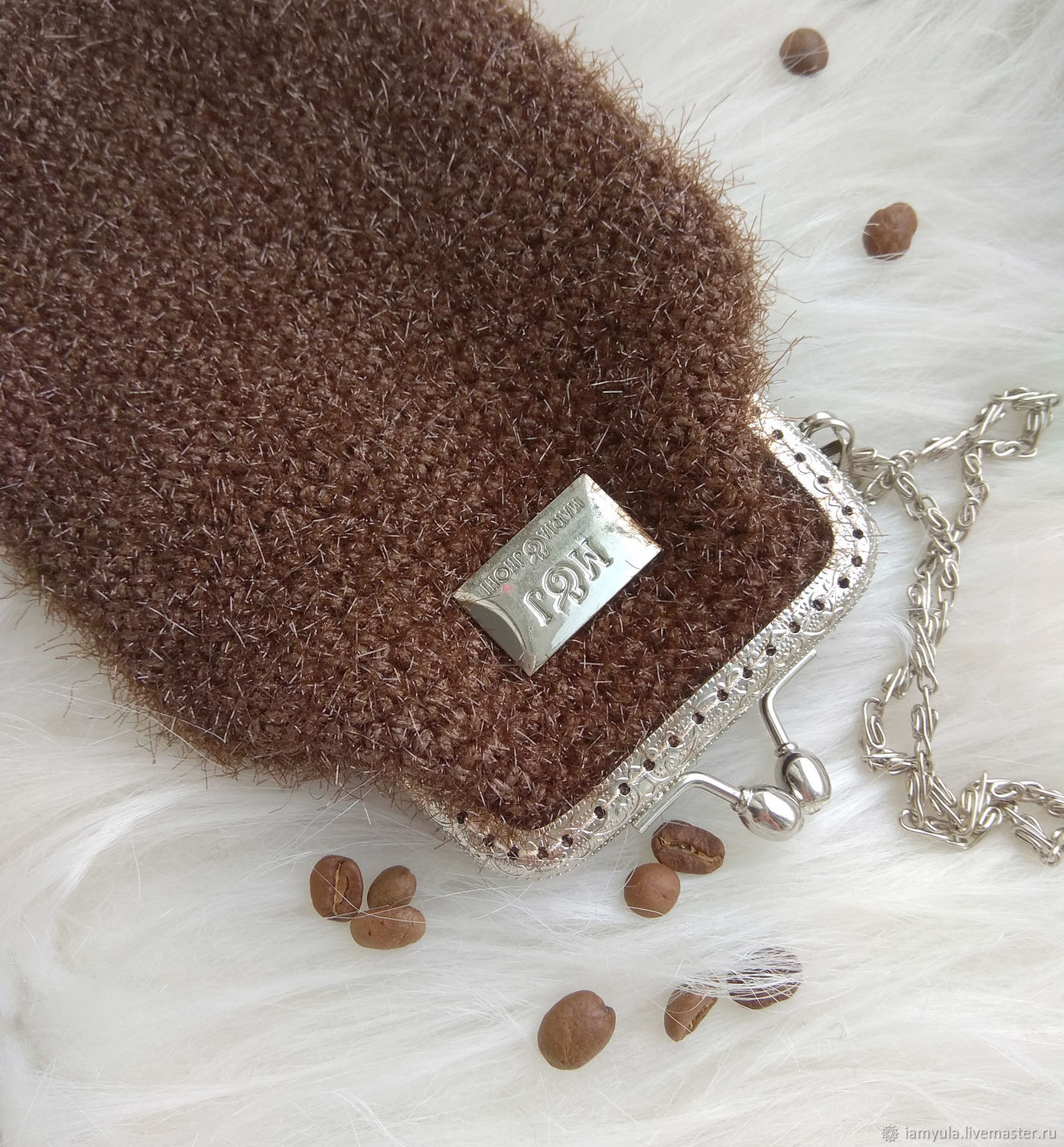 Small Knitted Handbag With Clasp Online On Livemaster Shipping