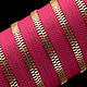 Молния YKK EXCELLA +, Pink Yarrow # 354, золото. Молнии. Demina Ekaterina. Интернет-магазин Ярмарка Мастеров.  Фото №2