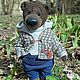 Мишка Тедди Сеня. Мишки Тедди. Лейла Чухрукидзе (teddybearshop). Интернет-магазин Ярмарка Мастеров.  Фото №2