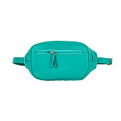 Bag with a long strap turquoise