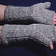 Order Women's knitted fingerless gloves Celtic labyrinth. Warm Yarn. Livemaster. . Mitts Фото №3