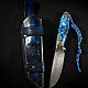 Knife made of Damascus steel ' Sapphire'. Knives. zlathunter. My Livemaster. Фото №4