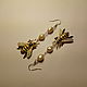 Серьги Пчела. Earrings Bee, Серьги классические, Екатеринбург,  Фото №1