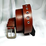 Аксессуары handmade. Livemaster - original item Straps: Leather belt 