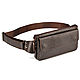 Leather bag on the belt 'Eunice' (dark brown), Waist Bag, St. Petersburg,  Фото №1