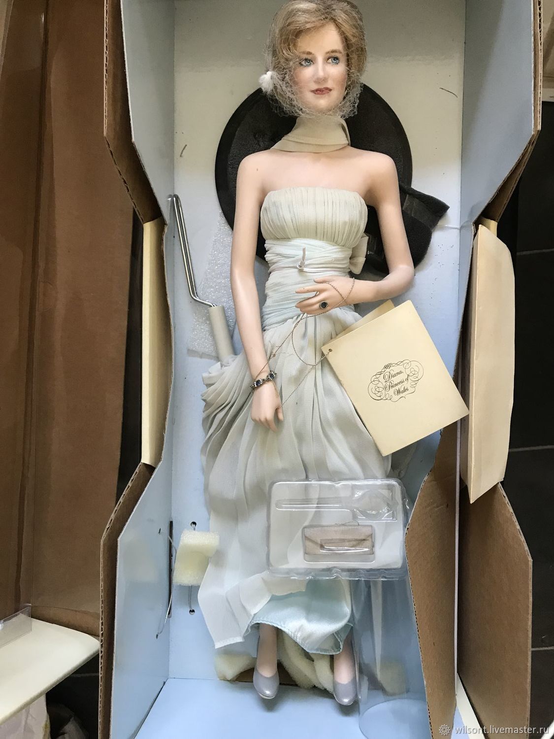 the franklin mint princess diana porcelain doll