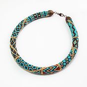 Украшения handmade. Livemaster - original item Necklace-harness made of Japanese beads Gold of the East. Handmade.