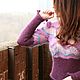 Свитер из мохера на шелке. Джемперы. LadyKnitting (Natasha_knitrussia). Интернет-магазин Ярмарка Мастеров.  Фото №2